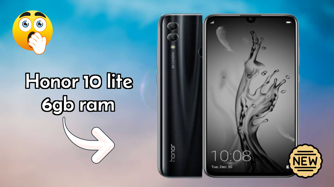 Honor 10 Lite 6GB RAM Battery Life: 3400 MAh Charging Speed