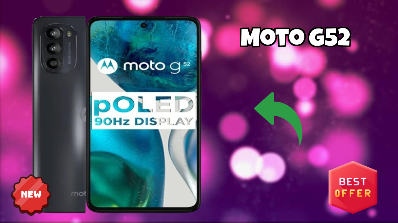 Moto G52 Display Review: 6.6 Inches (16.76 Cm) Screen Size