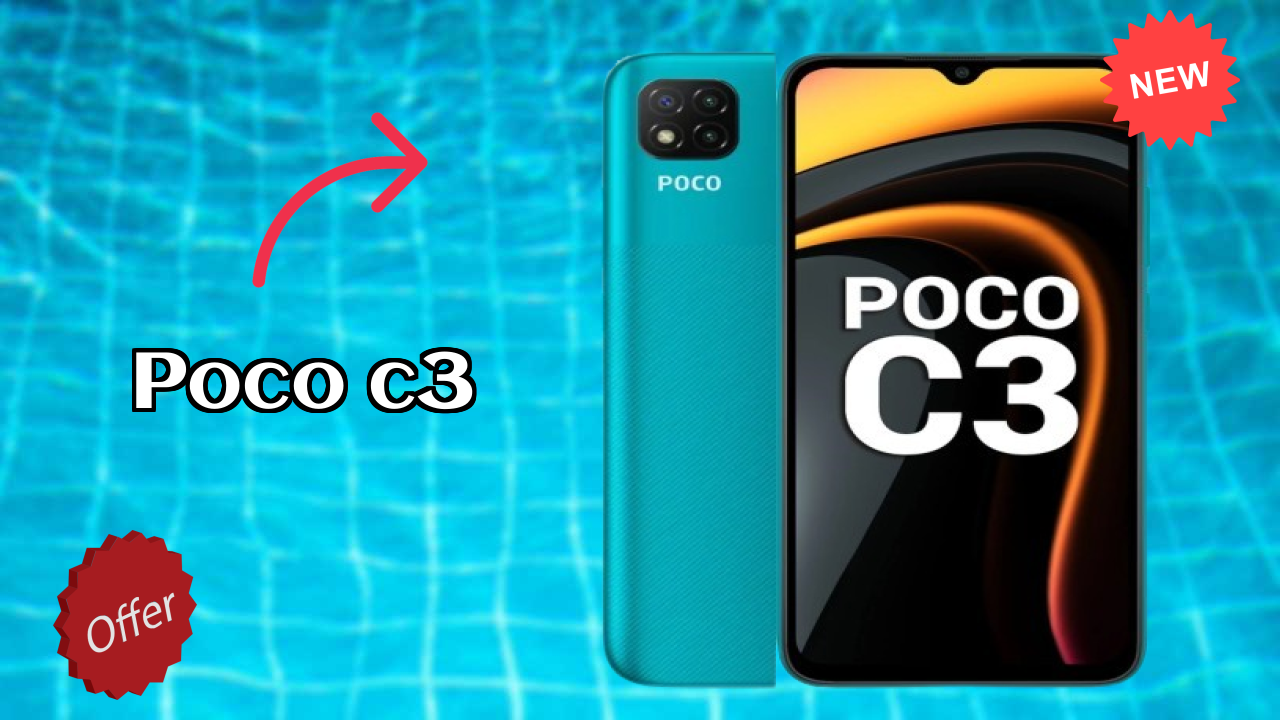 POCO C3 Camera Quality: 13 MP + 2 MP + 2 MP Rear Camera Low Light
