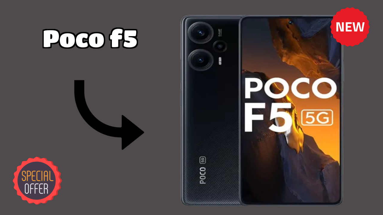 POCO F5 Display Size: 6.67 Inches (16.94 Cm) Screen Quality