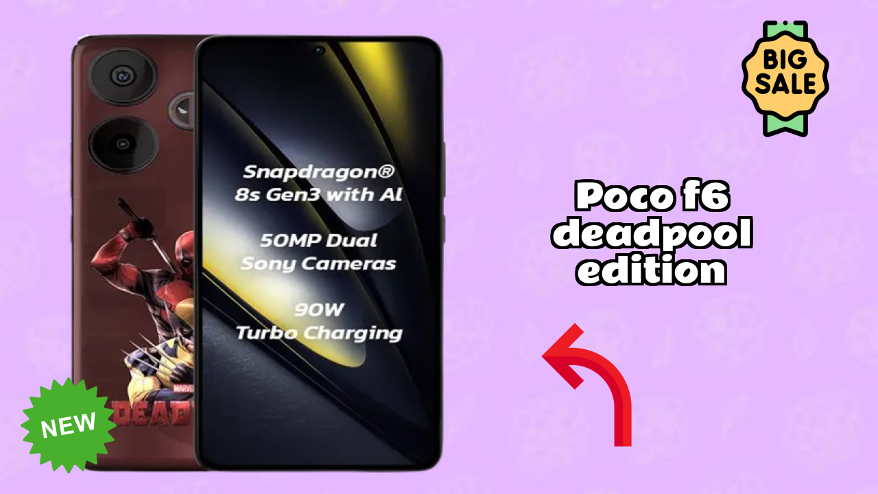 POCO F6 Deadpool Edition Price Drop Alert: Just ₹21,999 Now