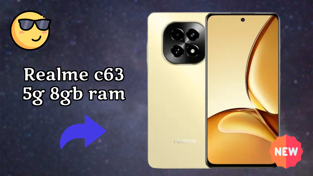 Realme C63 5G 8GB RAM at ₹12,999 - Complete Review & Rating