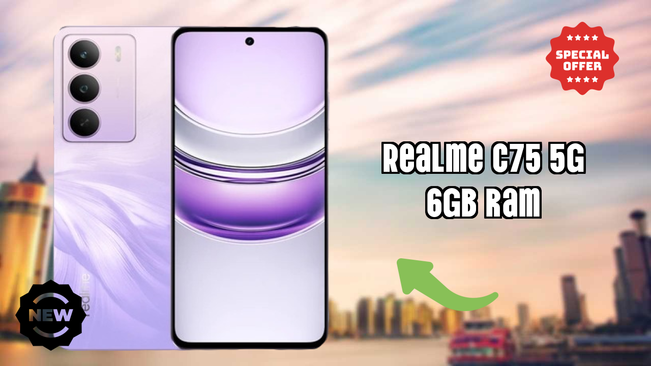 Realme C75 5G 6GB RAM at ₹12,999 - Complete Specifications