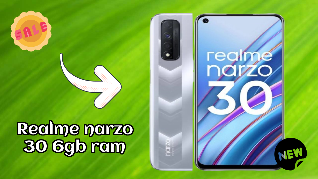 Realme Narzo 30 6GB RAM Display Technology: IPS LCD Quality