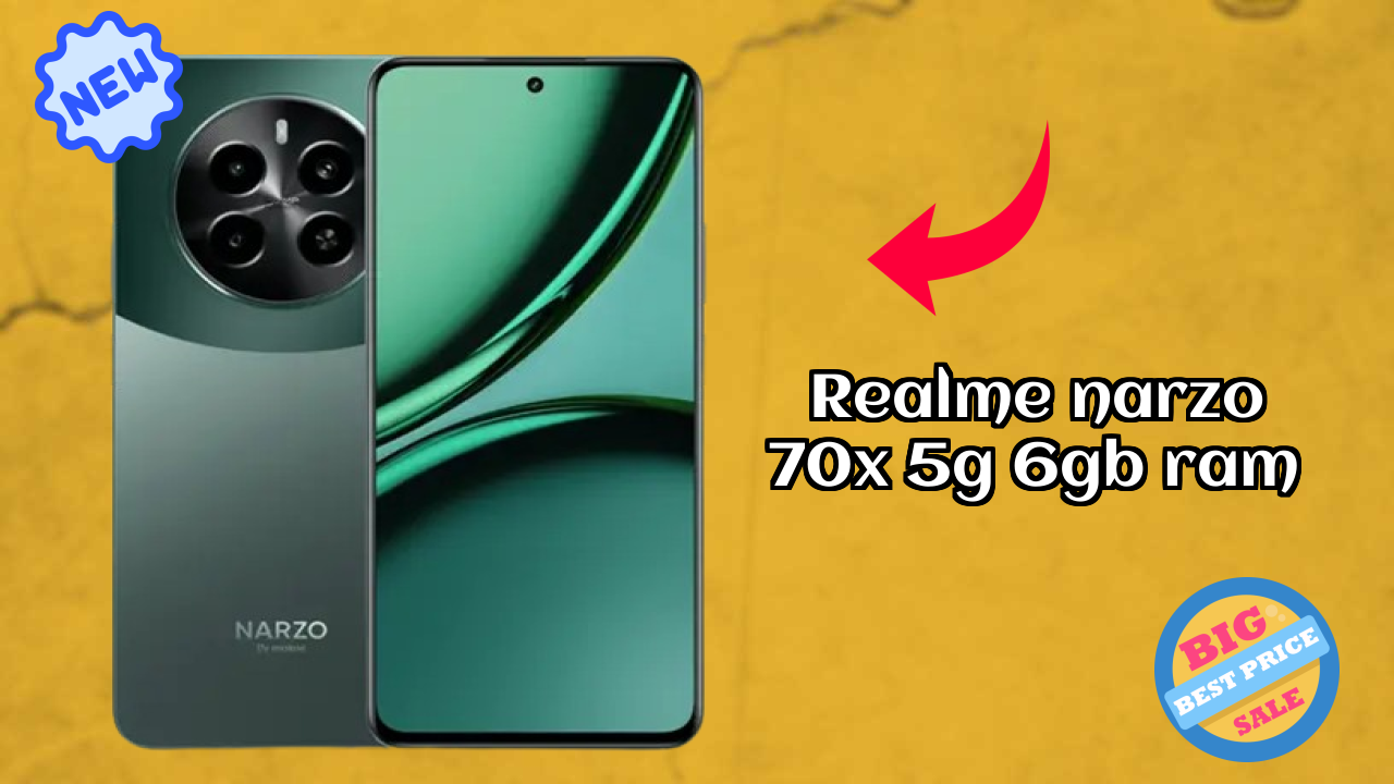 Realme Narzo 70x 5G 6GB RAM Display Analysis: 6.72 Inches (17.07 Cm) Screen
