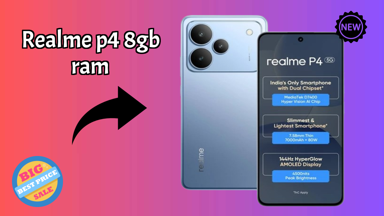 Realme P4 8GB RAM Display Quality: Hyper Glow AMOLED Explained