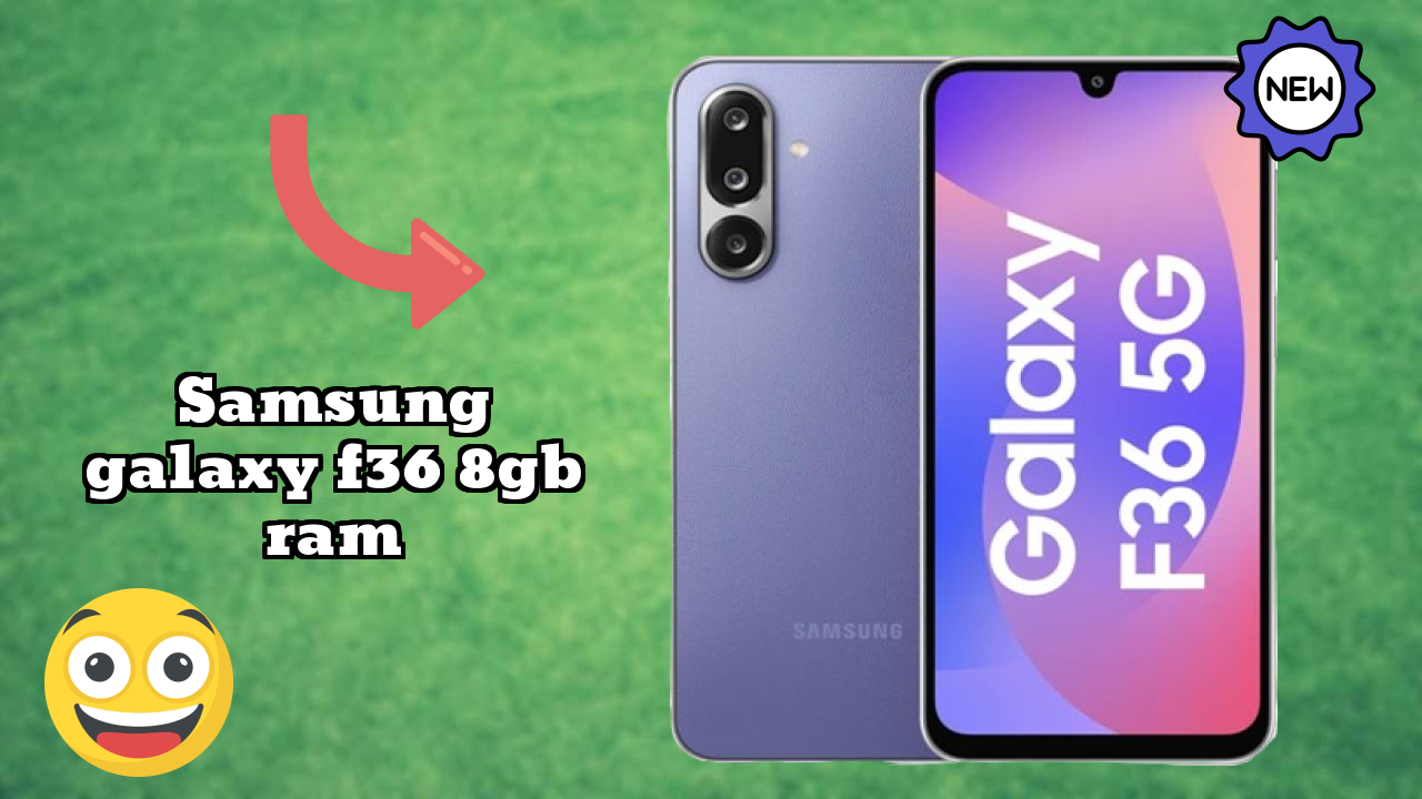 Samsung Galaxy F36 8GB RAM Display Technology: 6.7 Inches (17.02 Cm) Screen