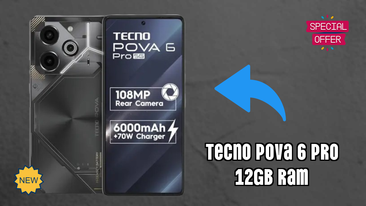 Tecno Pova 6 Pro 12GB RAM Test: 12 GB RAM Handles Heavy Apps