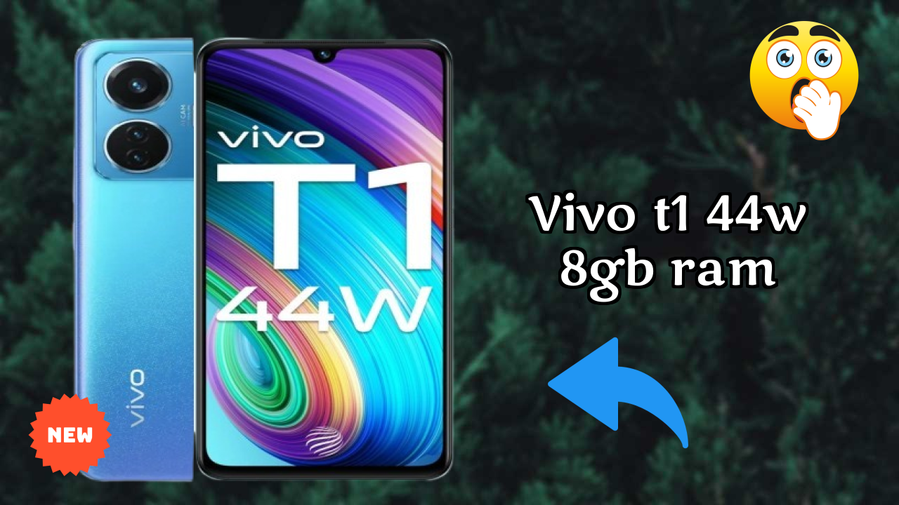 Vivo T1 44W 8GB RAM Display Analysis: 6.44 Inches (16.36 Cm) Screen