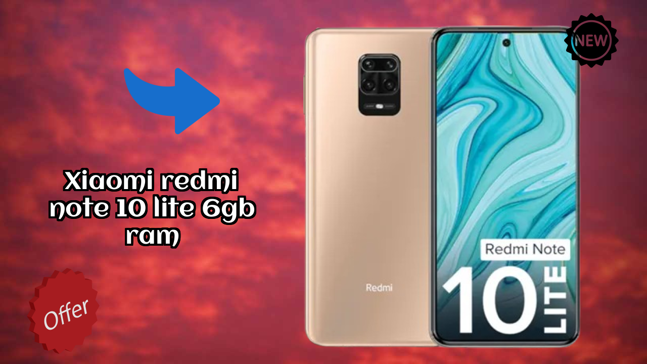 Xiaomi Redmi Note 10 Lite 6GB RAM Display Review: 6.67 Inches (16.94 Cm) Screen Size